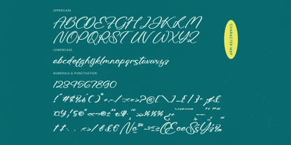Amlerish Stagnate Font Poster 14