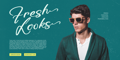 Amlerish Stagnate Font Poster 5