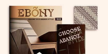 Abanoz Font Poster 4