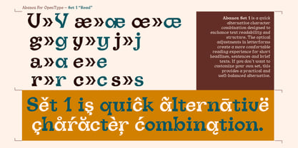 Abanoz Font Poster 9