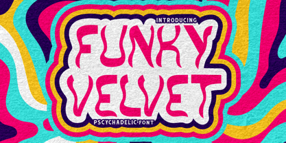 Funky Velvet Font Poster 1