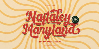 Naftaley Maryland Font Poster 1