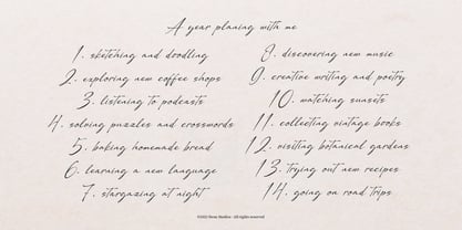 Dengacho Signature Font Poster 6