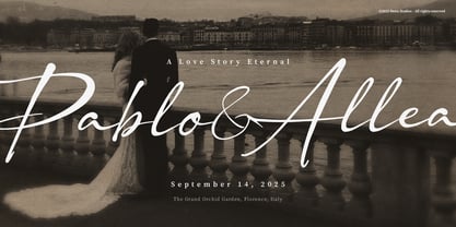 Dengacho Signature Font Poster 4