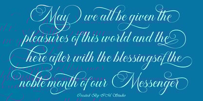 Mastery Calligraphy Font Poster 11