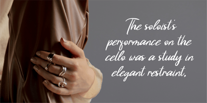 CF Glycera Calliopea Font Poster 2