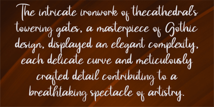 CF Glycera Calliopea Font Poster 4