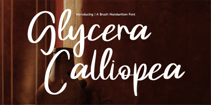 CF Glycera Calliopea Font Poster 1