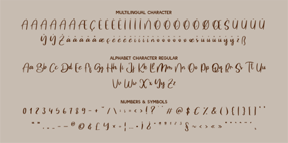 CF Glycera Calliopea Font Poster 8