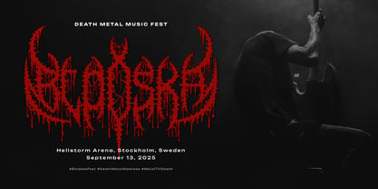 Mortvex Font Poster 4