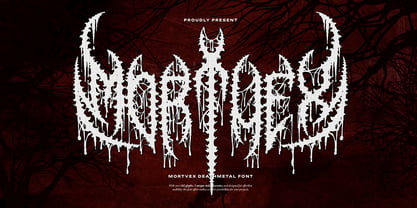 Mortvex Font Poster 1