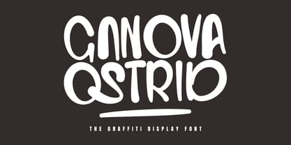 MC Ganova Ostrid Font Poster 1