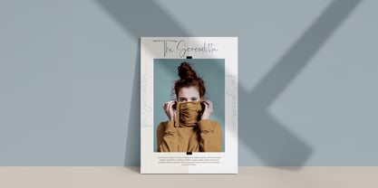 Anjany Sallentiny Font Poster 5