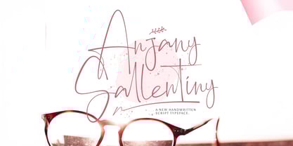 Anjany Sallentiny Font Poster 1