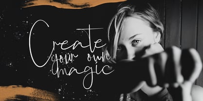 Anjany Sallentiny Font Poster 4