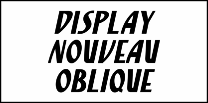 Display Nouveau JNL Font Poster 4