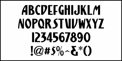 Display Nouveau JNL Font Poster 3