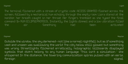Digimod Font Poster 3