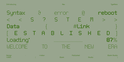 Digimod Font Poster 2