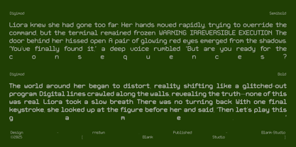 Digimod Font Poster 4