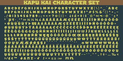 Kapu Kai Font Poster 6