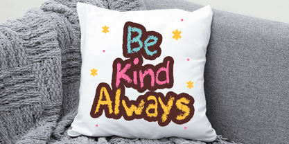 Conte Crayon Font Poster 2