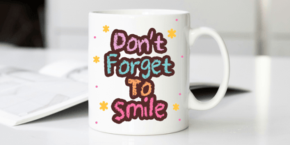 Conte Crayon Font Poster 3