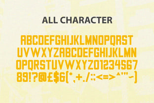 Turbozone Font Poster 2