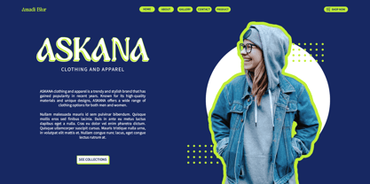 Amadi Blur Font Poster 3