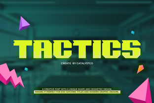 Tactics Font Poster 1