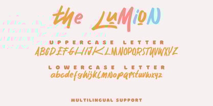 The Lumion Font Poster 9