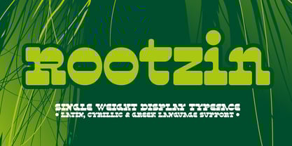 Rootzin Font Poster 1