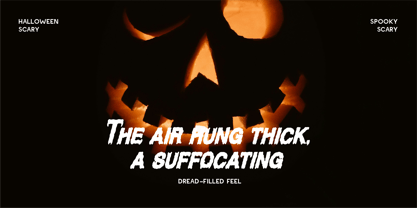 CF Spookturas Font Poster 3