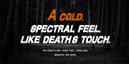 CF Spookturas Font Poster 4