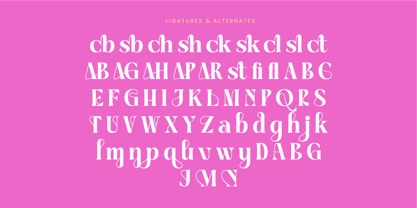 April Kaget Font Poster 15