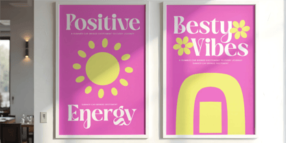 April Kaget Font Poster 2