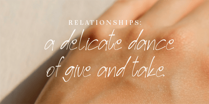 CF Skaley Hand Font Poster 4