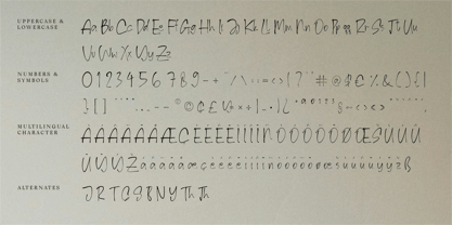 CF Skaley Hand Font Poster 3