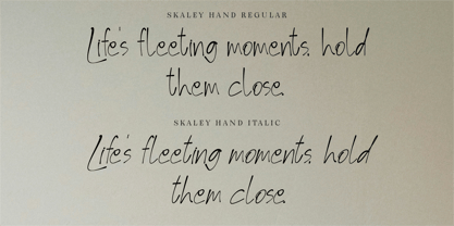 CF Skaley Hand Font Poster 6