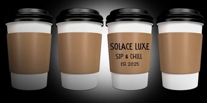Solace Luxe Font Poster 2