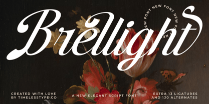 Brellight Font Poster 1