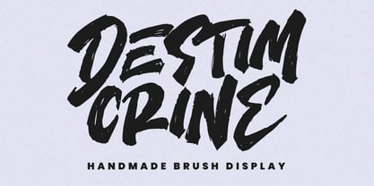 MC Destim Crine Font Poster 1