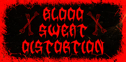 Rusty Gore Font Poster 2