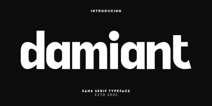 Damiant Font Poster 1