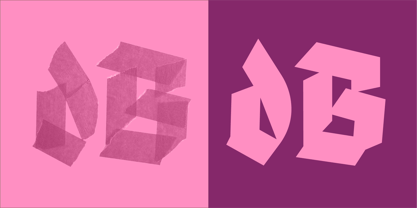 Adhesive Nr. Eight Font Poster 2