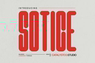 Sotice Font Poster 1