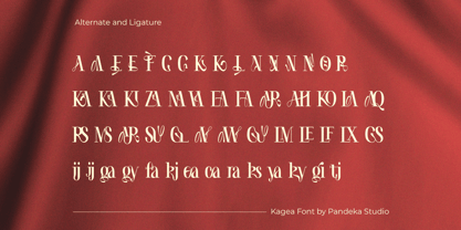 Kagea Font Poster 8