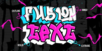 Zero Blast Font Poster 2