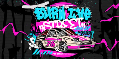 Zero Blast Font Poster 5