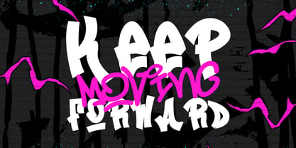 Zero Blast Font Poster 4